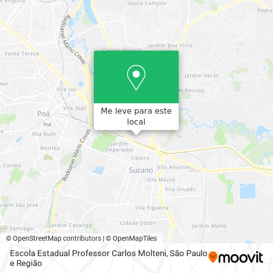 Escola Estadual Professor Carlos Molteni mapa