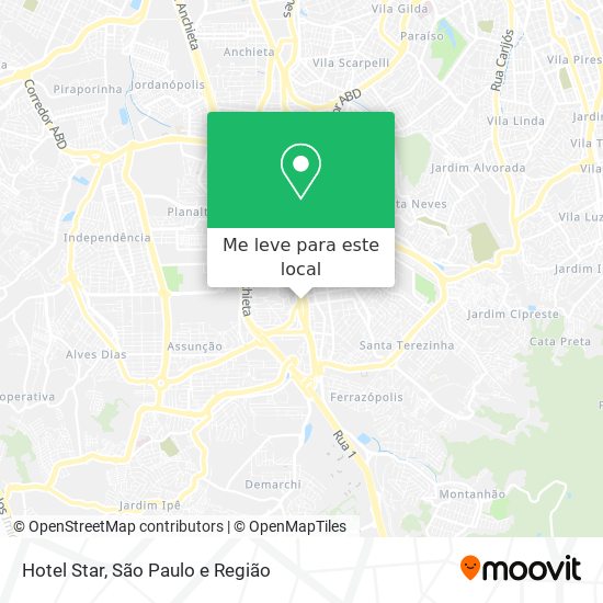 Hotel Star mapa