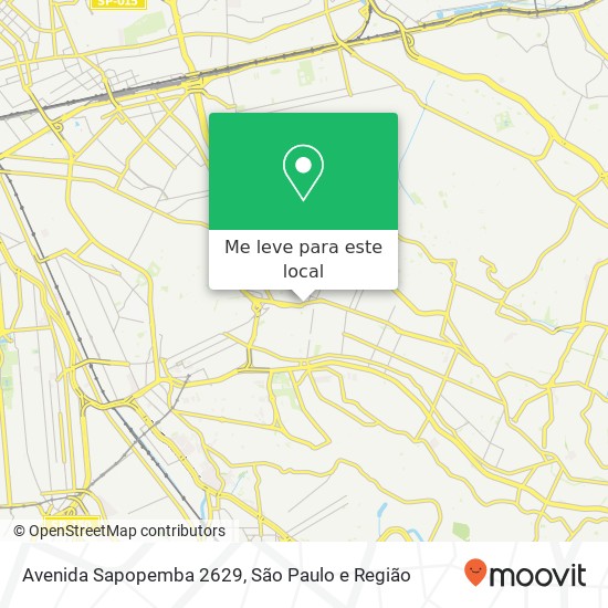 Avenida Sapopemba 2629 mapa