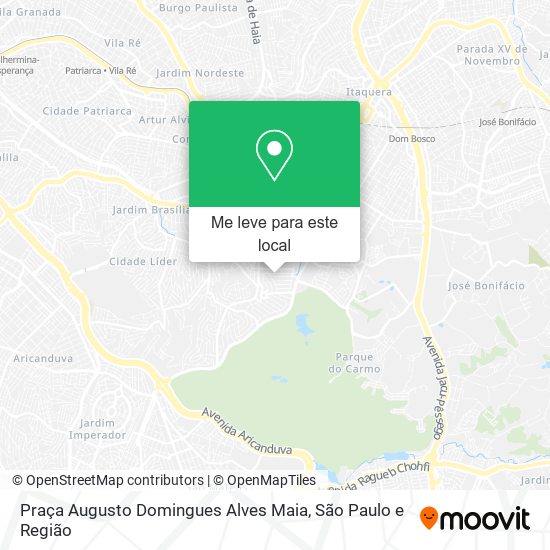 Praça Augusto Domingues Alves Maia mapa