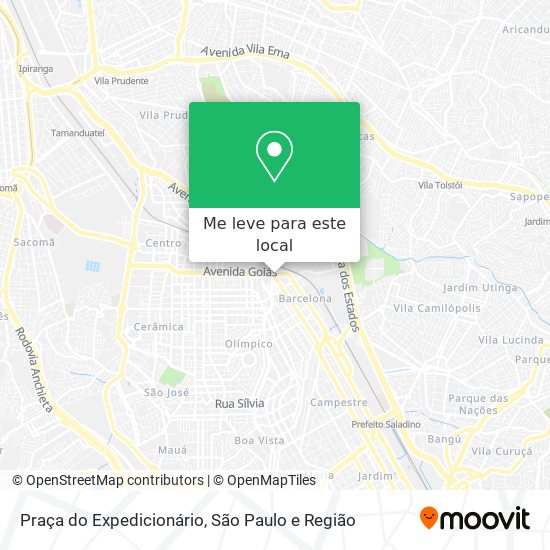Praça do Expedicionário mapa