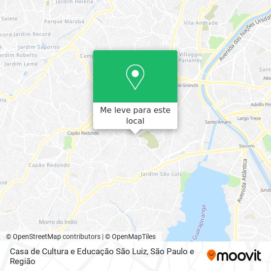 Casa de Cultura e Educação São Luiz mapa