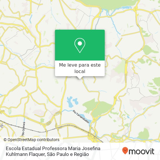 Escola Estadual Professora Maria Josefina Kuhlmann Flaquer mapa