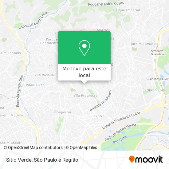 Sitio Verde mapa