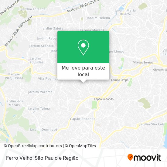 Ferro Velho mapa