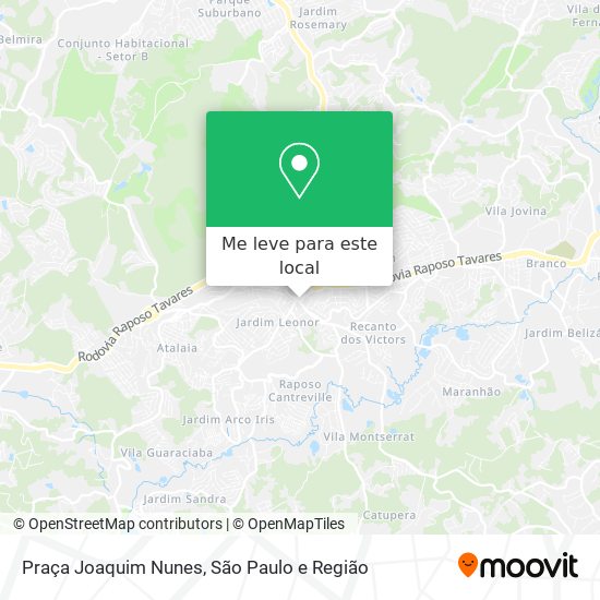 Praça Joaquim Nunes mapa