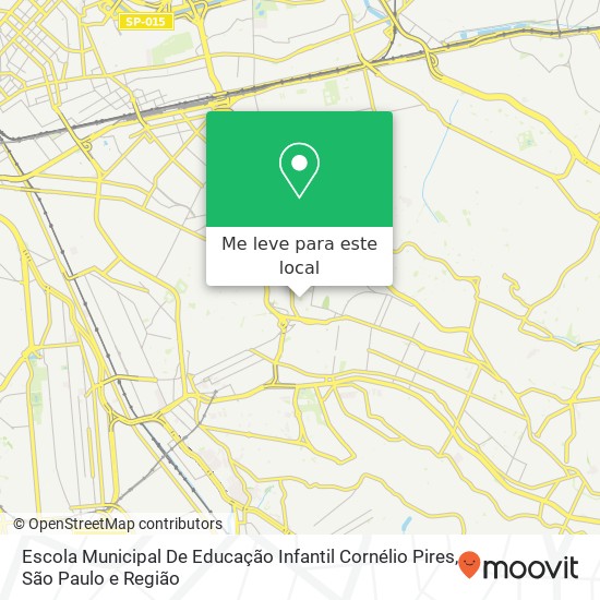 Escola Municipal De Educação Infantil Cornélio Pires mapa