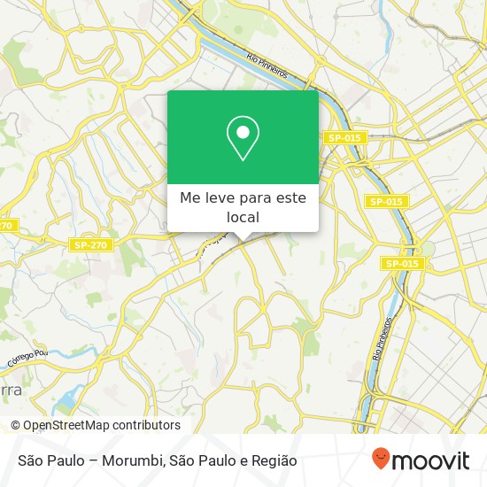 São Paulo – Morumbi mapa