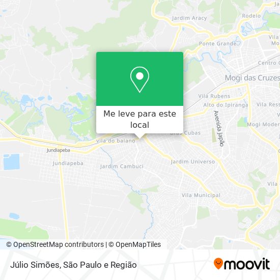 Júlio Simões mapa