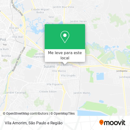 Vila Amorim mapa