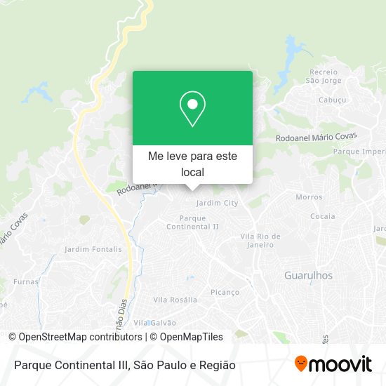 Parque Continental III mapa