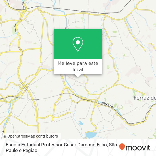 Escola Estadual Professor Cesar Darcoso Filho mapa