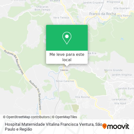 Hospital Maternidade Vitalina Francisca Ventura mapa