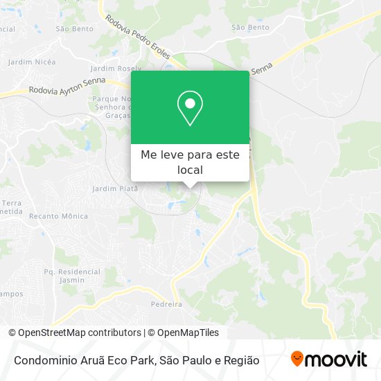 Condominio Aruã Eco Park mapa