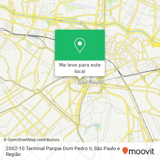 2002-10 Terminal Parque Dom Pedro II mapa