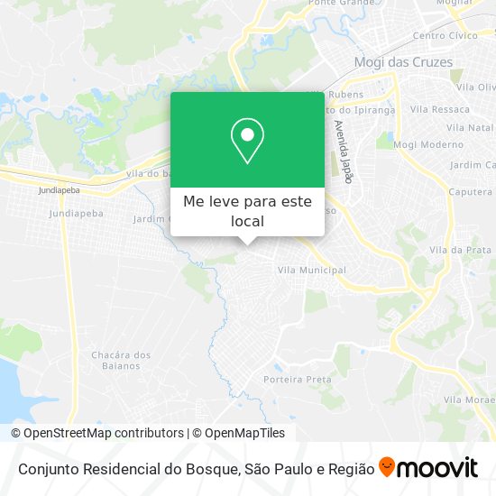 Conjunto Residencial do Bosque mapa