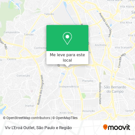 Viv L'Eroá Outlet mapa