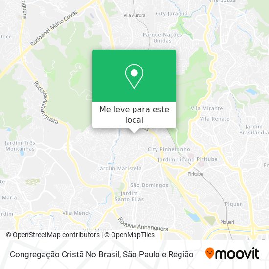 Congregação Cristã No Brasil mapa