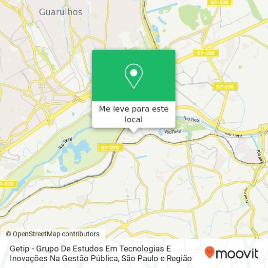 Getip - Grupo De Estudos Em Tecnologias E Inovações Na Gestão Pública mapa