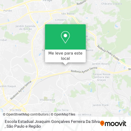 Escola Estadual Joaquim Gonçalves Ferreira Da Silva mapa
