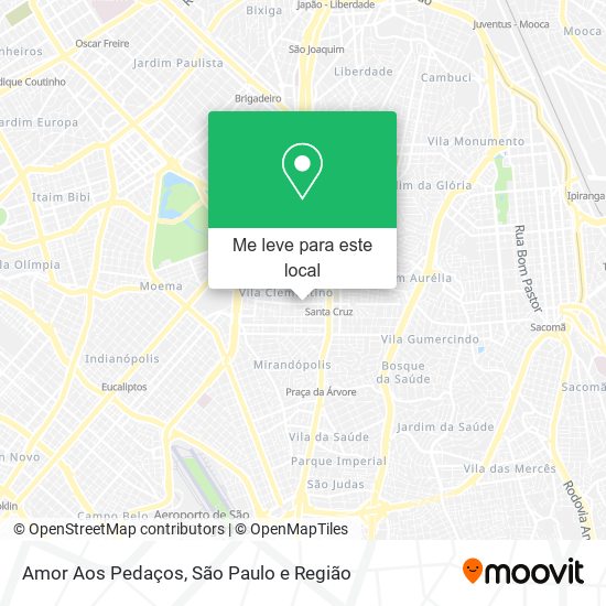 Amor Aos Pedaços mapa