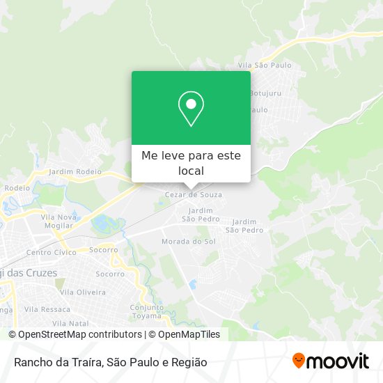 Rancho da Traíra mapa