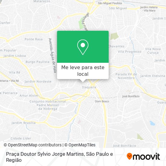 Praça Doutor Sylvio Jorge Martins mapa