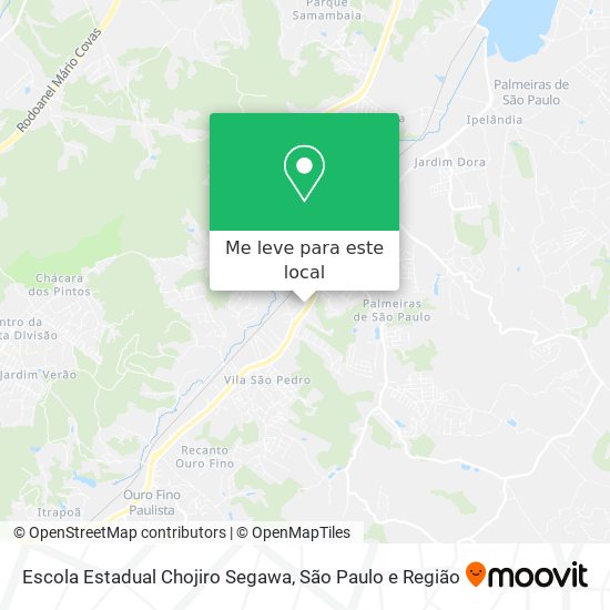Escola Estadual Chojiro Segawa mapa