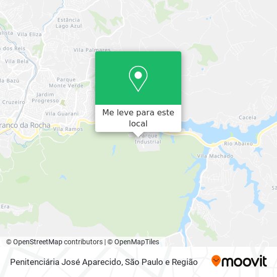 Penitenciária José Aparecido mapa