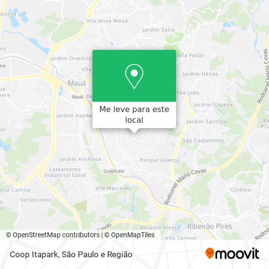 Coop Itapark mapa