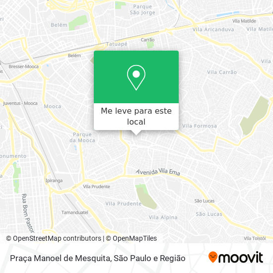 Praça Manoel de Mesquita mapa