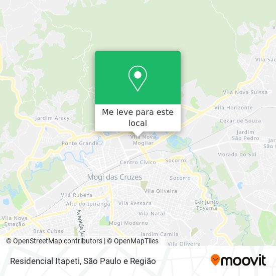 Residencial Itapeti mapa