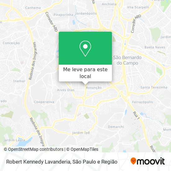 Robert Kennedy Lavanderia mapa