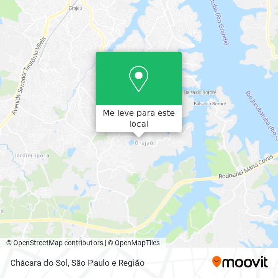 Chácara do Sol mapa