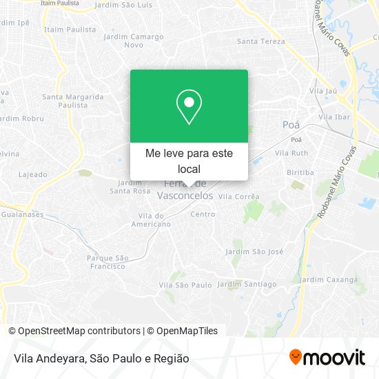 Vila Andeyara mapa