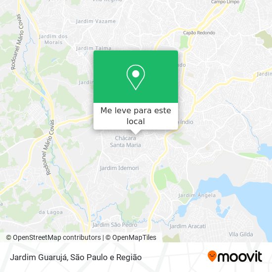 Jardim Guarujá mapa