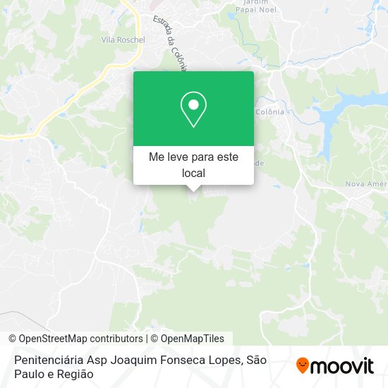 Penitenciária Asp Joaquim Fonseca Lopes mapa
