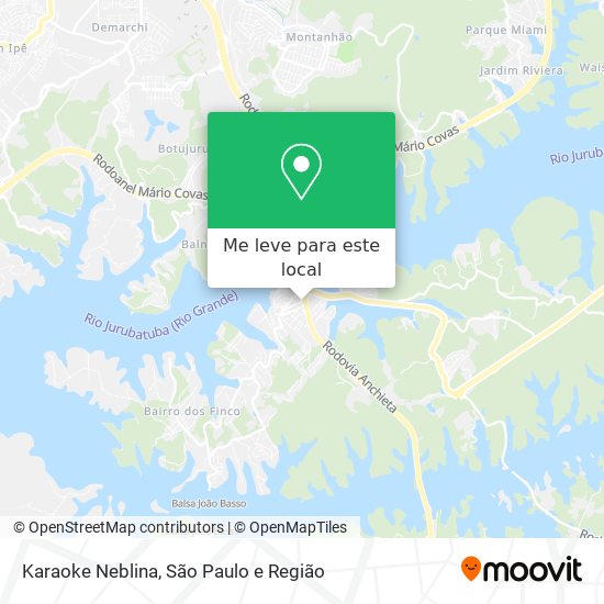 Karaoke Neblina mapa
