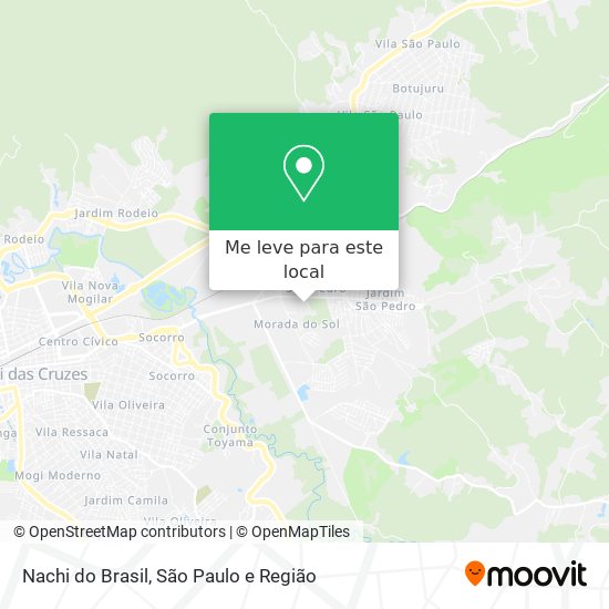 Nachi do Brasil mapa