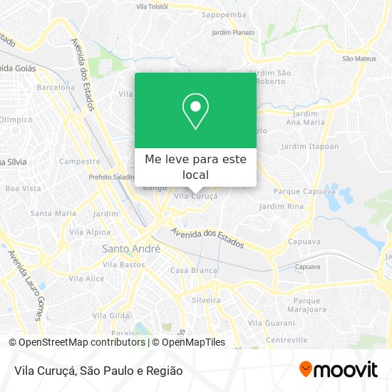 Vila Curuçá mapa