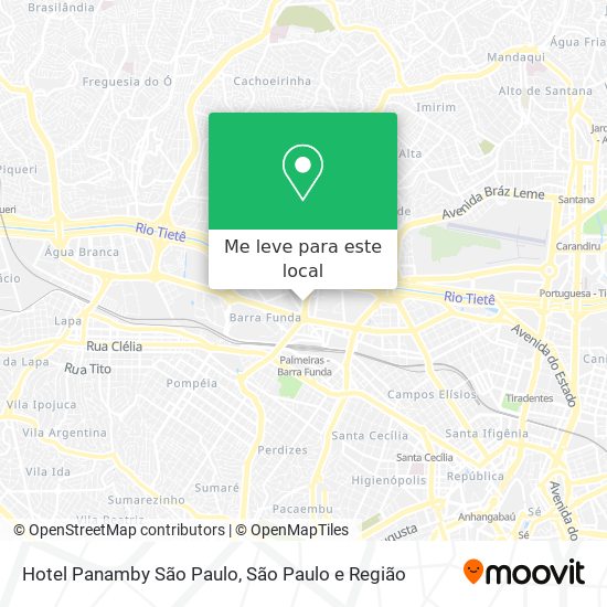 Hotel Panamby São Paulo mapa