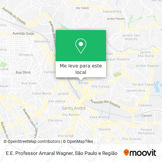 E.E. Professor Amaral Wagner mapa