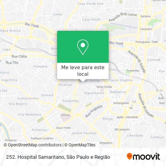 252. Hospital Samaritano mapa