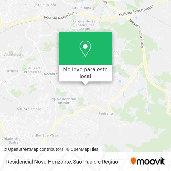 Residencial Novo Horizonte mapa