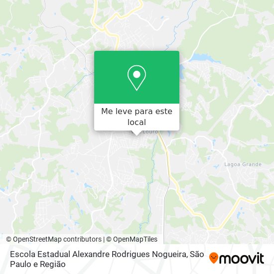 Escola Estadual Alexandre Rodrigues Nogueira mapa