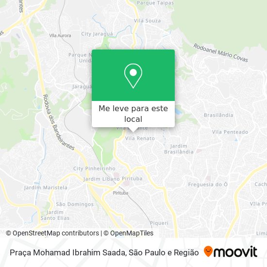 Praça Mohamad Ibrahim Saada mapa