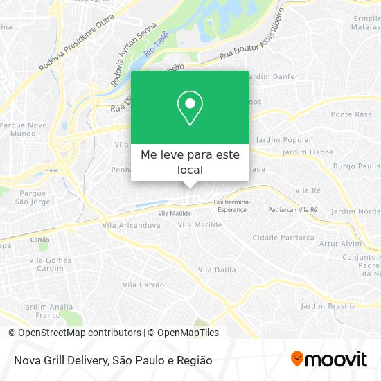 Nova Grill Delivery mapa