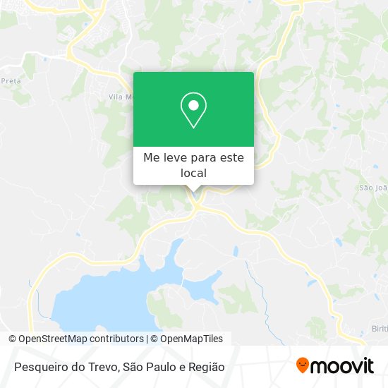 Pesqueiro do Trevo mapa