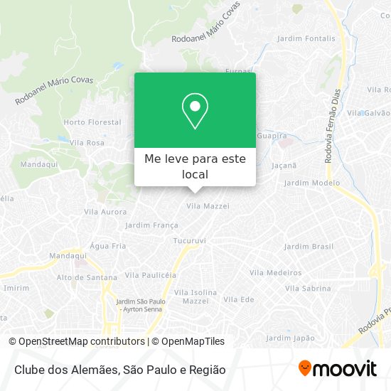 Clube dos Alemães mapa