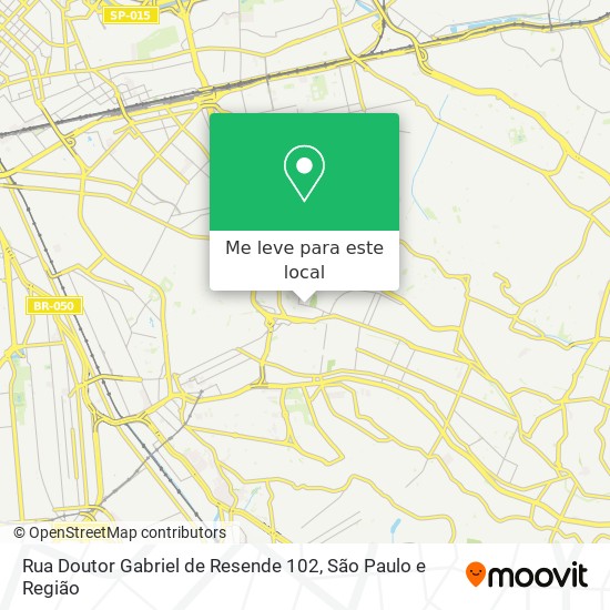 Rua Doutor Gabriel de Resende 102 mapa